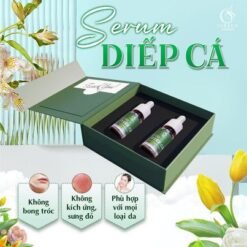 serum trị mụn diếp cá igreen trị mụn, trị thâm, không gây bong tróc, dị ứng mẩn ngứa, dành cho mọi loại da, da dầu, mẹ bầu, em bé đều sử dụng được.