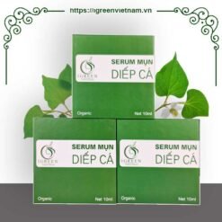 Serum trị mụn diếp cá igreen trị mụn, trị thâm, không gây bong tróc, dị ứng mẩn ngứa, dành cho mọi loại da, da dầu, mẹ bầu, em bé đều sử dụng được.