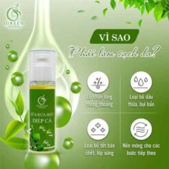 sữa rửa mặt diếp cá igreen sạch khuẩn bã nhờn dịu nhẹ giảm sưng giúp da mềm mịn se khít lỗ chân lông