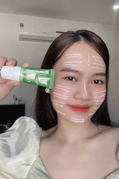 kem chống nắng thuần chay igreen 60ml