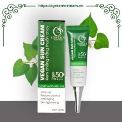 Kem chống nắng thuần chay Igreen 60ml - SPF50+ Bảo vệ da trước UVA UVB